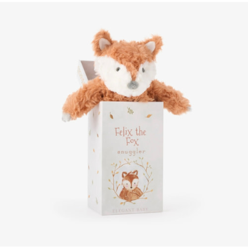 Felix Fox Snuggler Plush Security Blanket w/ Gift Box – Elegant Baby
