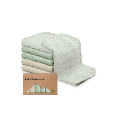 KeaBabies Deluxe Baby Washcloths, Hills