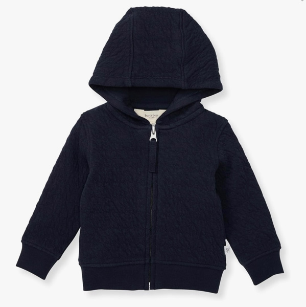 Burt's Bees Baby Unisex Jacket, Lightweight Zip-up Sweatshirt Hooded Coat or Vest, Organic Cotton