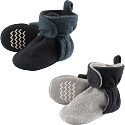 Hudson Baby Unisex-Baby Cozy Fleece Booties