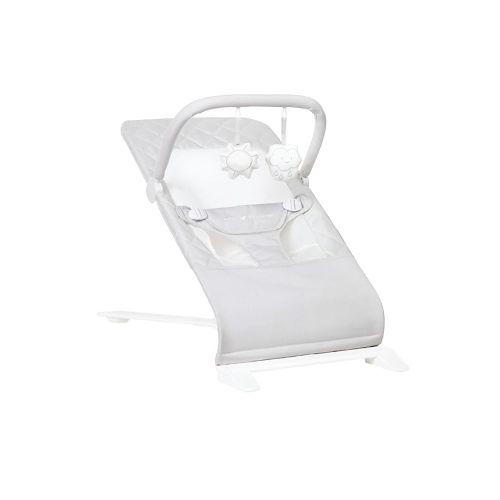 Baby Delight Alpine Deluxe Portable Bouncer | Infant | 0 – 6 Months | Driftwood Grey