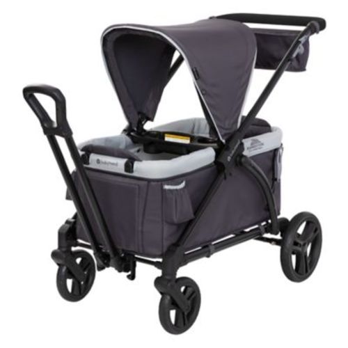 Baby Trend® Expedition® 2-in-1 Stroller Wagon - BLACK - DOUBLE