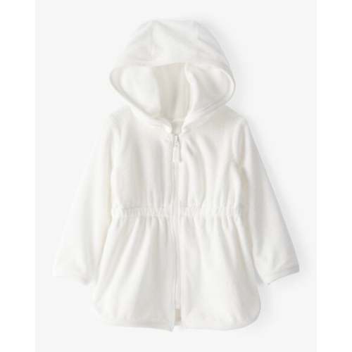 Baby Girl Hooded Terry Cloth Swim Cover-Up Dress - White - Carter's | Carter's