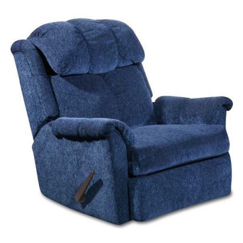 Tahoe Blue Rocker Recliner