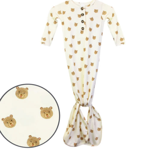 Teddy Knotted Gown – Lou Lou & Company