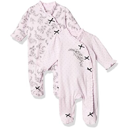 Little Me Baby Boys' and Girls' 100% Cotton 2-Pack Footies