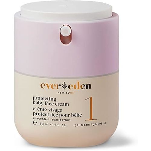 Evereden Protecting Baby Face Cream (1.7 fl. oz.): No.1 Gel Baby Cream - Nourishing Infant Face Moisturizer for Normal Skin & Hot, Humid Climates - Clean and Vegan Ingredients - Fragrance-Free