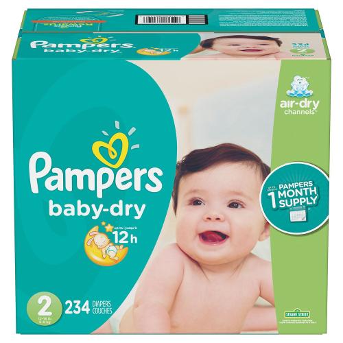 Pampers Baby Dry Diapers, Sizes 1-7 - Sam's Club