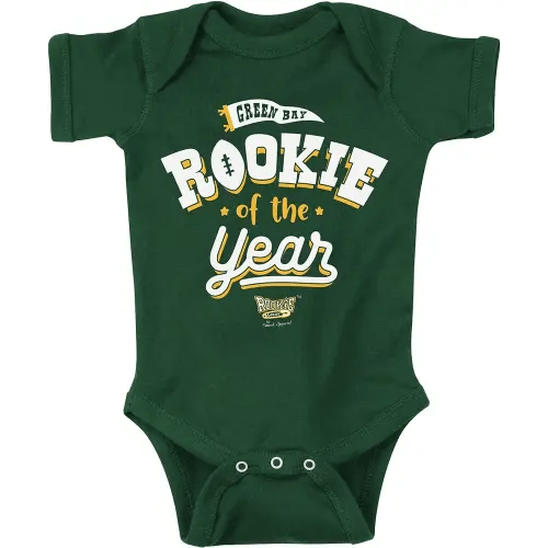 Green Bay Packers Rookie of The Year Onesie, NB