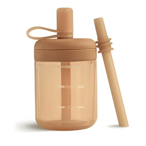 Silicone Training Cup with Straw
