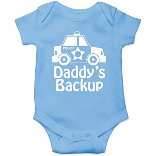 Daddy's Backup - Funny Baby Essentials Bodysuit - Baby Boy Clothes Cute Newborn Romper Outfits