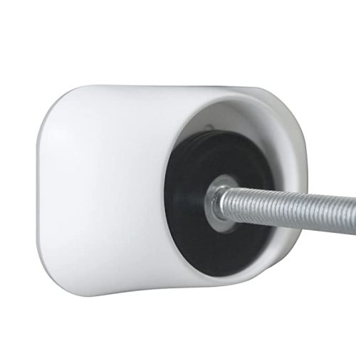 Baby Gates Wall Pads (4 Pack Guard) Safety Indoor Gate Wall Bumpers Protector - Improved Small Compact Wall Cups Saves Trim & Paint - Dog Pet Child Kid Walk Through Pressure Mounted Gates Guard - White