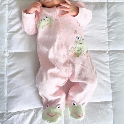Frog Friends Footed One-Piece