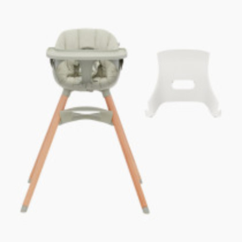 Lalo Infant to Toddler High Chair Bundle - Sage, High Chair + Infant Insert