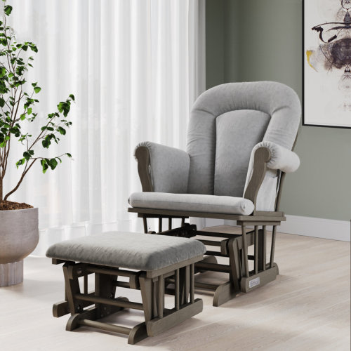 Child Craft Cozy Glider Rocker and Ottoman & Reviews | Wayfair