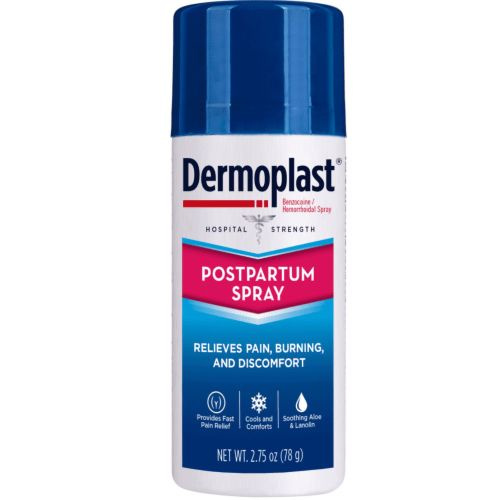 Dermoplast Postpartum Perineal Pain Relief Spray, Unscented, 2.75 oz