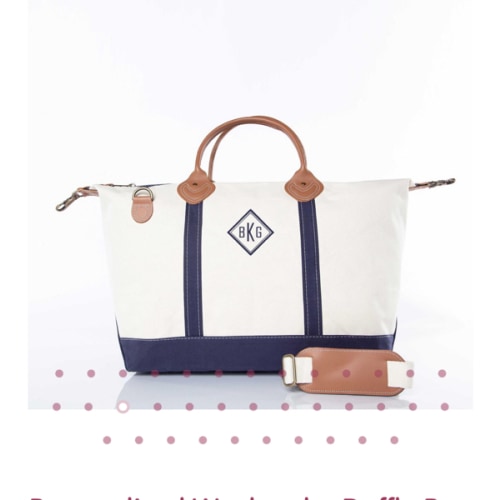 Personalized Weekender Duffle Bag
– Gifts Happen Here