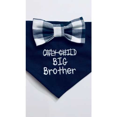 Only Child Big Brother Dog Bandana