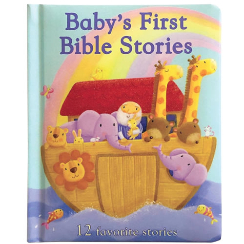 Baby's First Bible Stories Padded Board Book - Gift for Easter, Christmas, Communions, Newborns, Birthdays, Beginner Bible