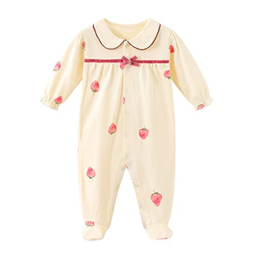Infant Baby Girl Boy Onesie Cotton Newborn Outfit Bodysuit Jumpsuit Long Sleeve Romper