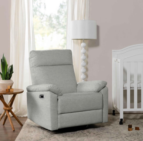 DaVinci Suzy Power Swivel Glider and Recliner