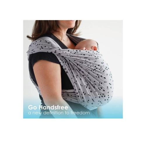Baby K'tan Print Baby Carrier | Sweetheart Grey