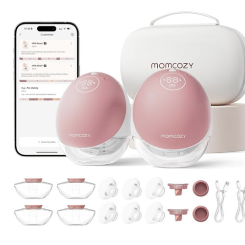 Momcozy M9 Wearable Electric Breast Pump with Smart App - Double
