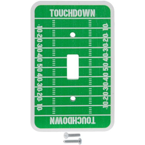 Football Field Single Switch Plate