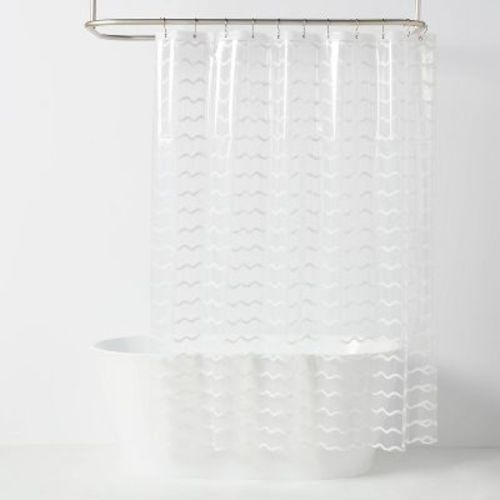 Wave Printed Kids' Shower Liner Clear - Pillowfort™