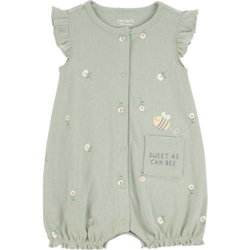 Carter's Child of Mine Baby Girl Romper, Sizes 0/3-24 Months