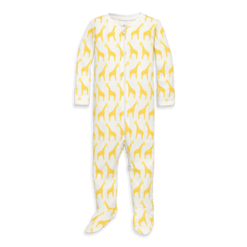 Baby Organic Animal Friends Zip Footie, Newborn