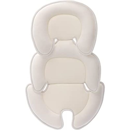 Head and Body Support Pillow Infant Car Seat Insert for Newborn to Toddler Stroller Cushion for Baby Shower Gifts (Beige)