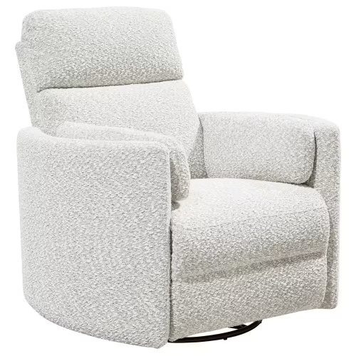 Simeon Collection Power Swivel Glide Recliner in Tatum River Rock