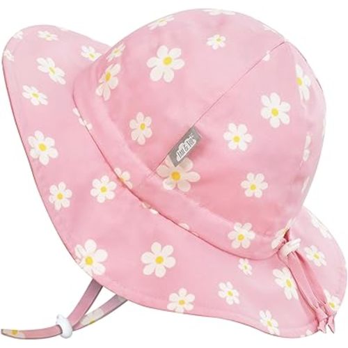 JAN & JUL 50+ UPF Cotton Sun Hat with Wide Brim for Toddler Girls