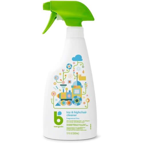 Babyganics Toy & Highchair Cleaner Spray, 17oz