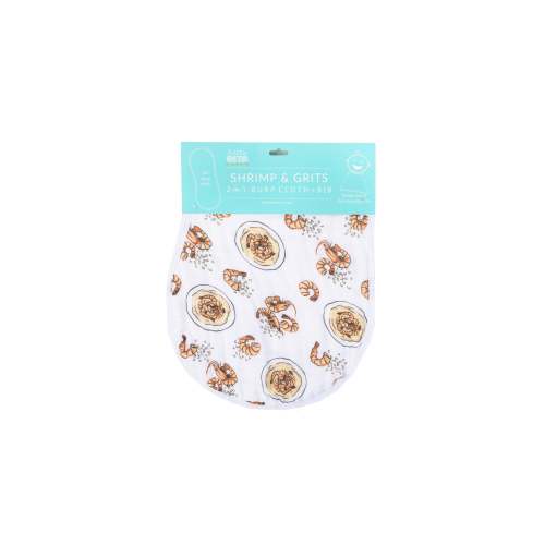 Baby Burp Cloth & Bib Combo: Soft & Absorbent 2-in-1 Gift