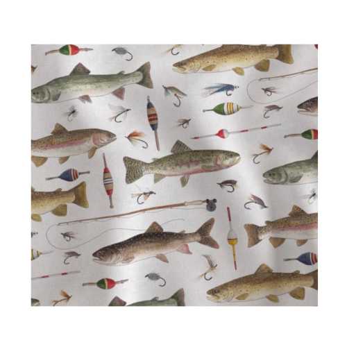 Trout Fishing | Crib Sheet | Minky Lovey