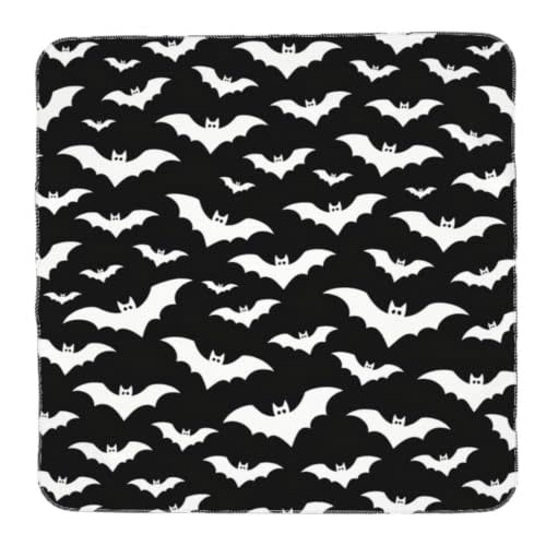 Halloween Bat Goth Baby Stuff Newborn Swaddle Blanket Soft & Cozy Gothic Receiving Baby Blankets Swaddle Wrap for Boys and Girls