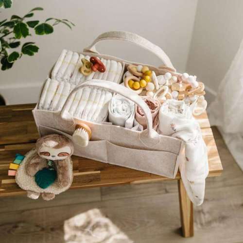 Oaoleer 1PC Baby Diaper Caddy Organizer - Nursery Storage Basket For Diaper Station, Baby Basket Shower List And Registry Gift Must-Haves, Newborn Essentials, Nursery Decor For Boy Or Girl | SHEIN USA