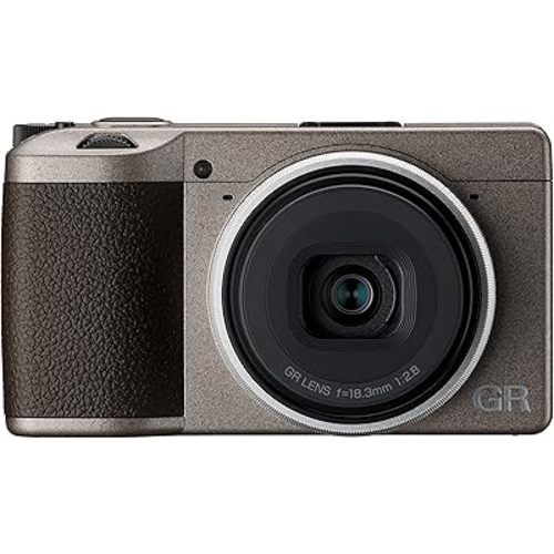Ricoh GR III Diary Edition, Metallic Warm-Gray Body with Dark Brown Grip and Natural Silver Ring, Digital Compact Camera with 24MP APS-C Size CMOS Sensor, 28mmF2.8 GR Lens (in The 35mm Format)