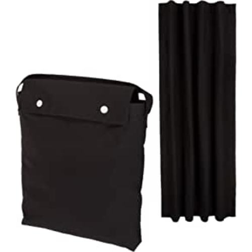 Amazon.com: Amazon Basics Portable Window Blackout Curtain Shade with Suction Cups for Travel, 1-Pack, 50" x 78", Black : Baby