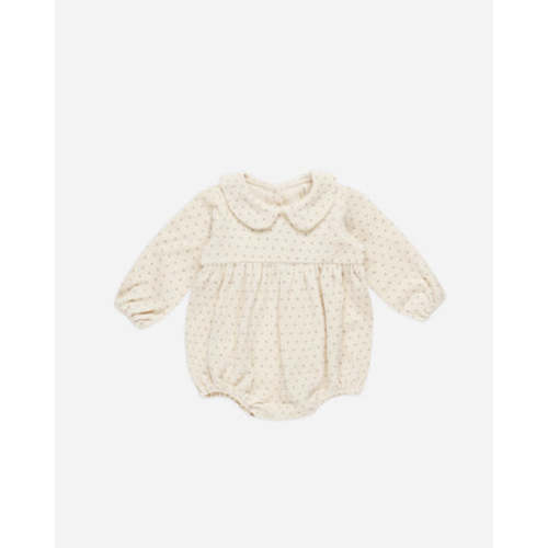 Peter Pan Romper || Polka Dot