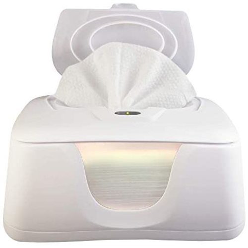 GOGO Pure Baby Wipe Warmer and Dispenser, Advanced Features with 4 Bright Auto/On Off LED Ample Lights for Easy Nighttime Changes, Dual Heat for Baby's Comfort, Improved Design and Only at Amazon