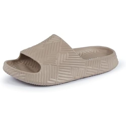 Weweya Shower Shoes for Women and Men - Bathroom Slippers - Non Slip House Slides - Lightweight Beach Sandals