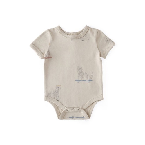 Print Organic Cotton Bodysuit
