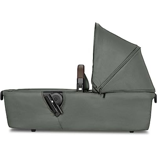 Joolz AER+ Carrycot - Accessory for Stroller - Optimal Comfort & Lightweight - One Hand Foldable Cot - Spacious Bassinet - Extended Sunhood - Water Repellent - from 0-6 Months Old - Mighty Green