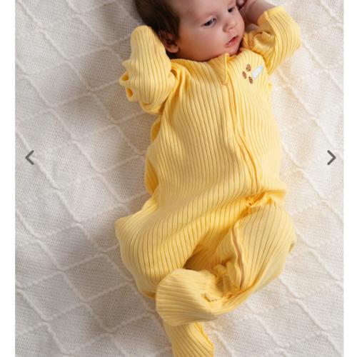Monica + Andy Yellow Onesie