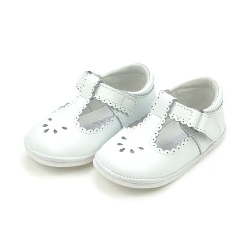 Dottie Scalloped T-Strap Mary Jane (Baby) – L'Amour Shoes
