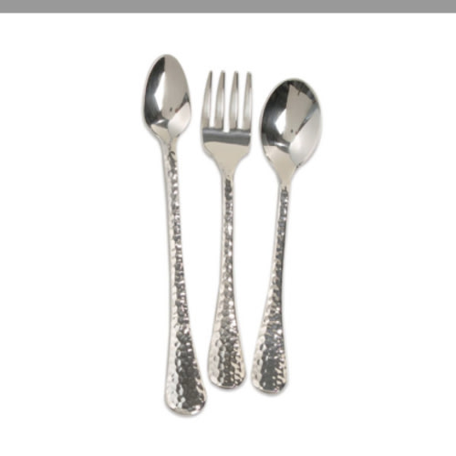 Baby/Toddler Hammered Flatware Set - For Small Hands