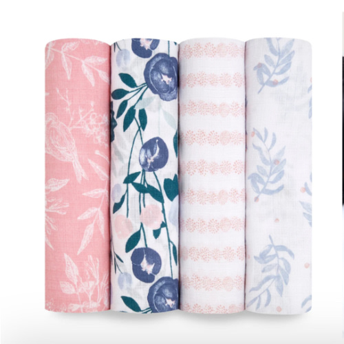 Floral Print Muslin Swaddles | aden + anais